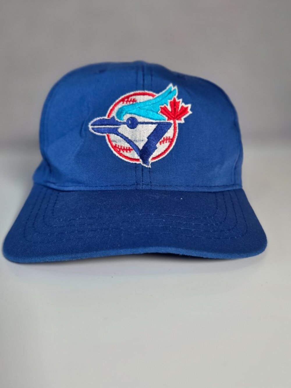 Vintage 1997-2002 Toronto Blue Jays MLB Snapback Hat Blue Baseball Logo